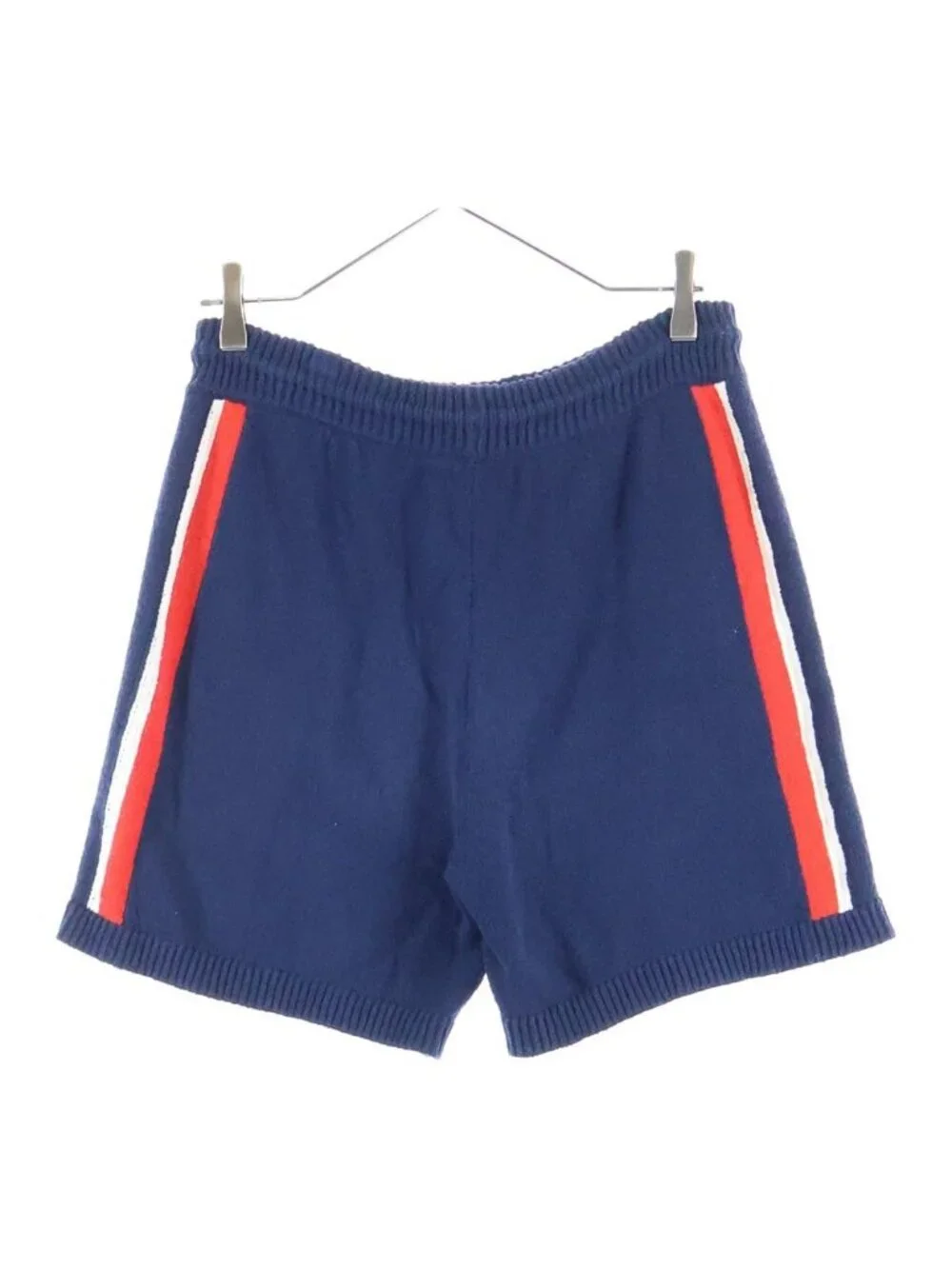 Gucci Pile Fabric Sideline Shorts Navy